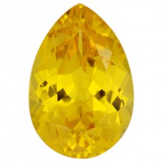 Pear Lab Created Yellow Sapphire